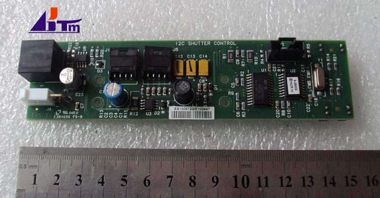 ATM Machine Parts NCR SelfServ 6622 6625 PCB 12C Shutter Control Board With F/W 4450721016