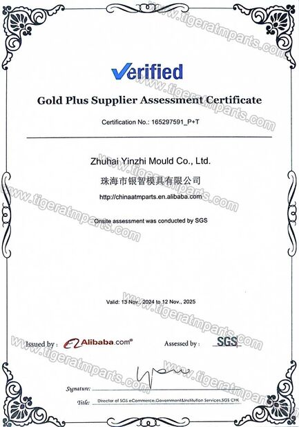 China Tiger Spare Parts Co., Ltd certification